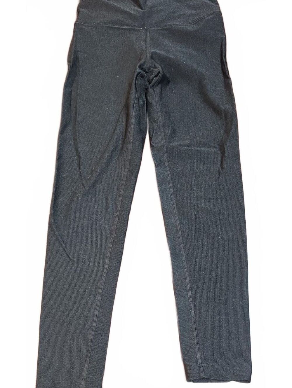 Offline By Aerie Shine Black Ribbed Leggings Highrise Size Small